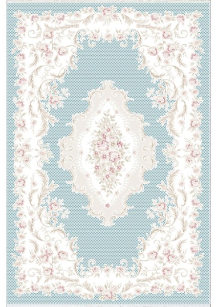 yolluk Koridor Mavi Pembe Dijital Baskı Kaymaz Yuvarlak Oval Kesme Ince Yıkanabilir Halı fiyatları