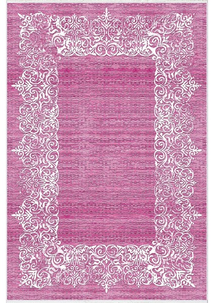 yolluk Koridor Pembe Dijital Baskı Kaymaz Yuvarlak Oval Kesme Ince Yıkanabilir Halı fiyatları