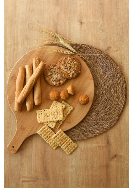 Yuvo Bambu Pizza ve Sunum Tahtası 44,5*33*1cm