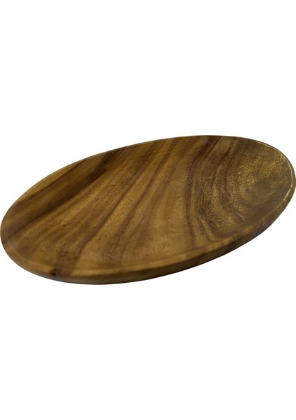 Akasya El Yapımı Oval Çerezlik /sunumluk WD6158 22,5*15CM