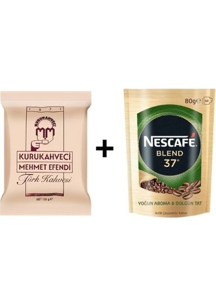 Türk Kahvesi 100gr + Nescafe Blend 80 gr