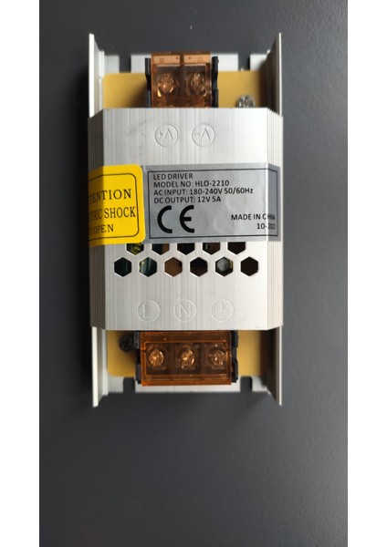 5 Amper 12V Ultra Slim LED Trafosu Şerit LED Adaptör LED Driver
