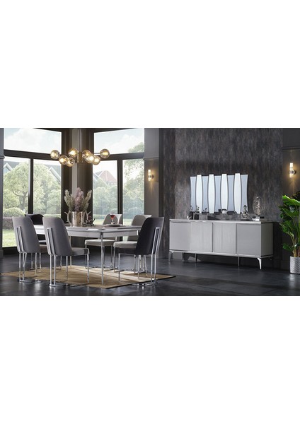 Loretto Açılır Yemek Masası Beyaz modelleri