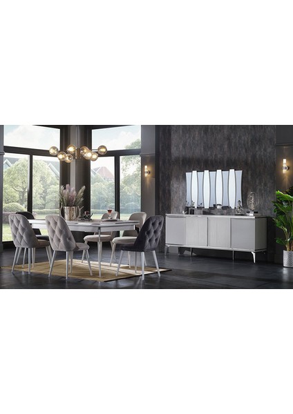 Loretto Açılır Yemek Masası Beyaz indirimleri