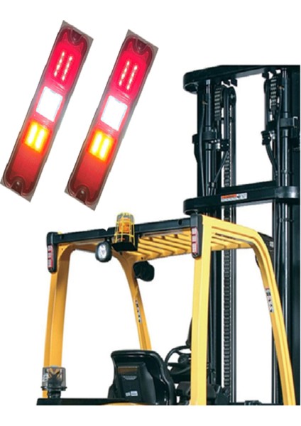 Rey Oto Forklift Stop Lambası Ledli 4 Fonksinyon 12-36 Volt 1 Adet REY632245