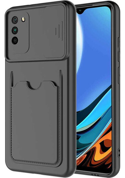 Xiaomi Poco M3 Kılıf Kartix Silikon Kılıf Siyah