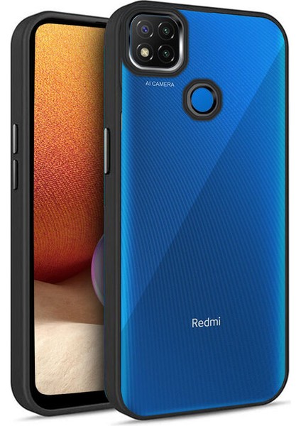 Xiaomi Redmi 9c Kılıf Guard Kamera Korumalı Silikon Kılıf Siyah