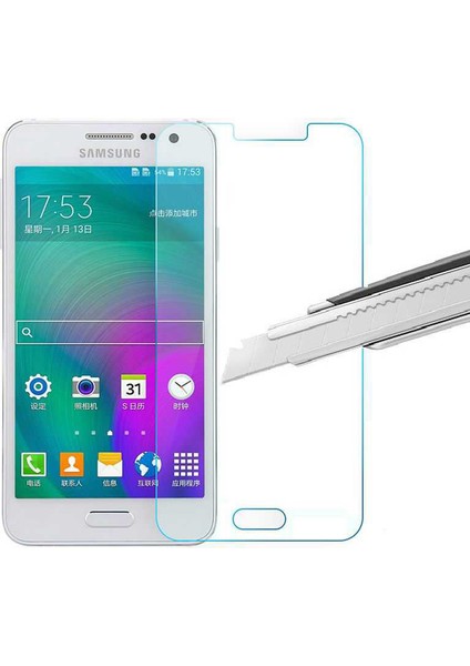 Samsung Galaxy A3 Cam Ekran Koruyucu Şeffaf