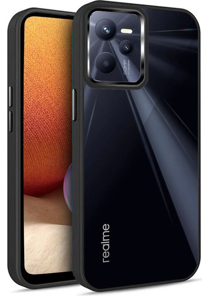 Realme C35 Kılıf Guard Kamera Korumalı Silikon Kılıf Siyah