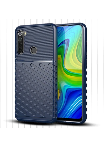 Xiaomi Redmi Note 8 Kılıf Zebana Bland Silikon Kılıf Mavi