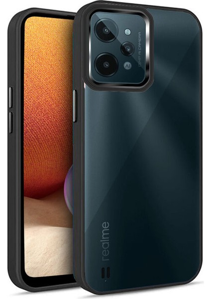 Realme C31 Kılıf Guard Kamera Korumalı Silikon Kılıf Siyah