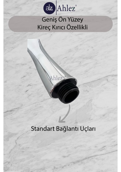 Elite Kare Duş Başlığı + Spiral Duş Hortumu Duş Takımı Duş Seti