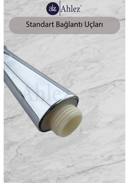 Solid 5 Fonksiyonlu Duş Başlığı + Banyo Pvc Spiral Hortum Duş Seti Duş Takımı fırsatları