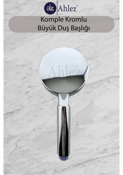 Luna 5 Fonksiyonlu Duş Başlığı + Pvc Duş Hortumu + Mafsal Duş Seti