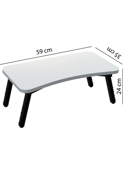 Katlanabilir Laptop Masası Laptop Sehpası Yatak Kahvaltı Masası