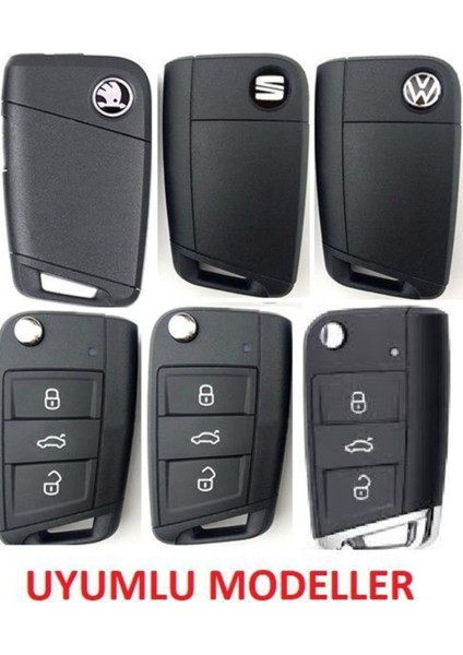 Wolkswagen Polo Uyumlu Parlak Tpu Anahtar Kılıfı "kırmızı" fiyatları