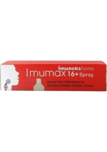 Imumax 16+ Boğaz Spreyi 30 ml