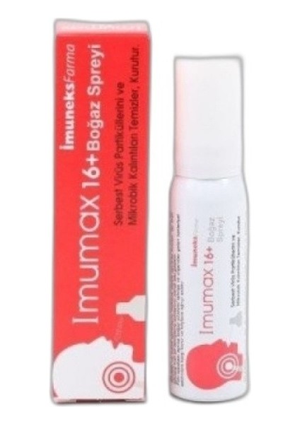 Imumax 16+ Boğaz Spreyi 30 ml