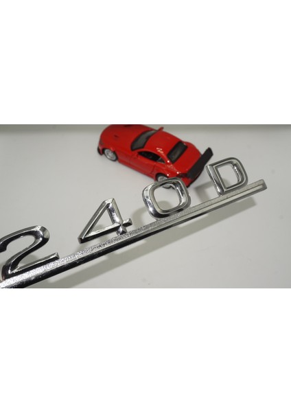 240D Bagaj Krom Metal 3m 3D Yazı Logo