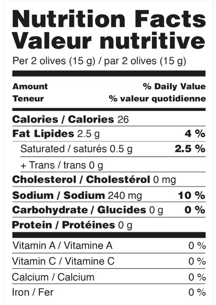 The Mill Kokteyl Yeşil Zeytin 700 g Cam Kavanoz - Süzme Ağırlık: 400 g