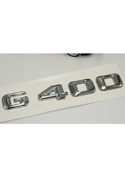 G400 Bagaj Krom Metal 3m 3D Yazı Logo