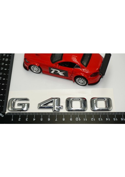 G400 Bagaj Krom Metal 3m 3D Yazı Logo