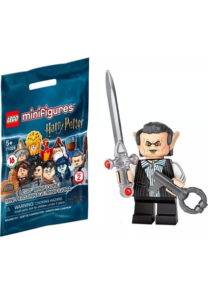 Harry Potter Minifigür Seri 2 71028 - 6 Griphook Minifigür
