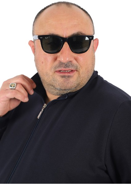 Mocgrande Büyük Beden Basic Mevsimlik Fermuarlı Sweatshirt 22750 Lacivert fiyatları