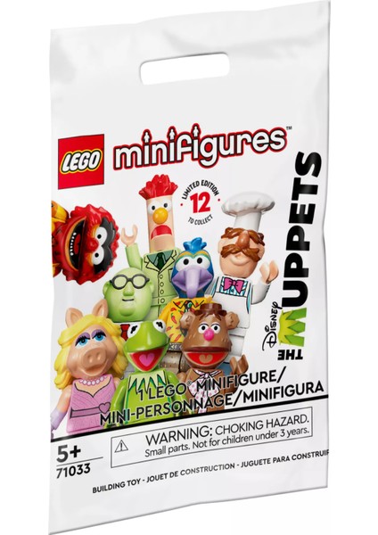 71033 The Muppets Minifigür Serisi - Sürpriz Paket (1 Adet Minifigür Içerir) Muppet Show