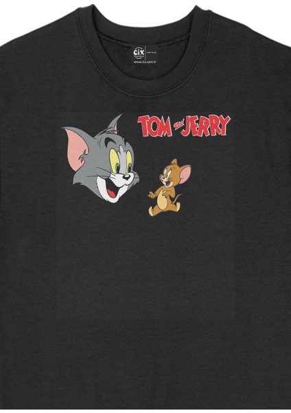 Tom ve Jerry Arkadaş Siyah Sweatshirt fiyatları