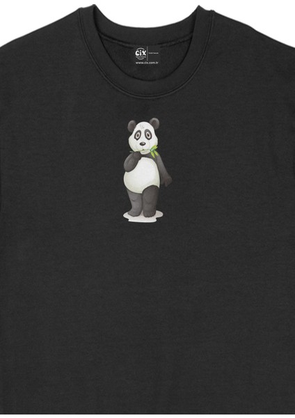 Küçük Panda Siyah Sweatshirt fiyatları