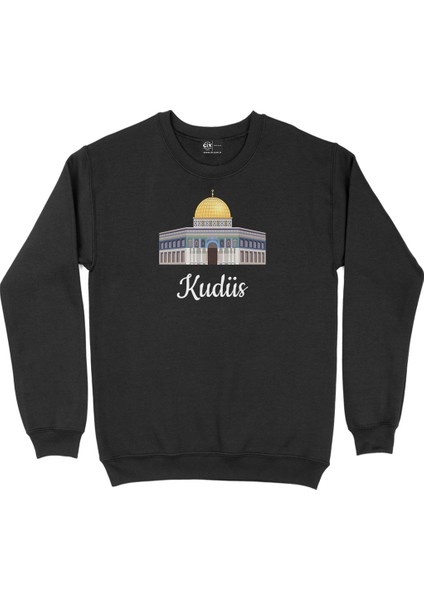 Kudüs Siyah Sweatshirt