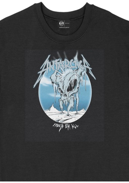 Antichrist Freeze Em All Antarctica Siyah Sweatshirt