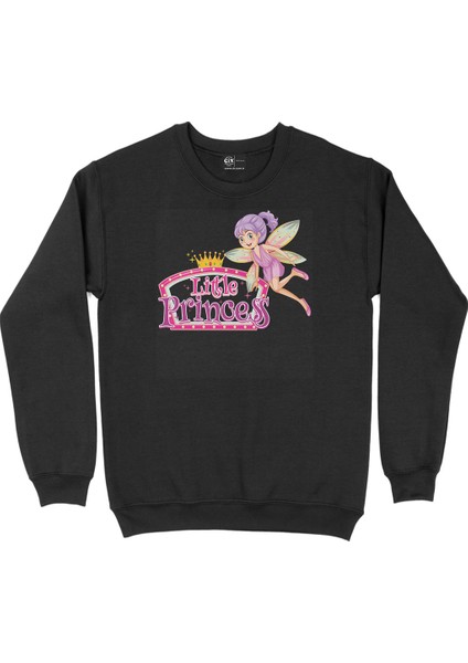 Küçük Prenses Little Princess Siyah Sweatshirt