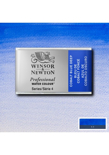 Professional Sulu Boya Tam Tablet Cobalt Blue Deep 180 S.4