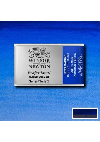 Professional Sulu Boya Tam Tablet Ultramarine (Green Shade) 667 S.2