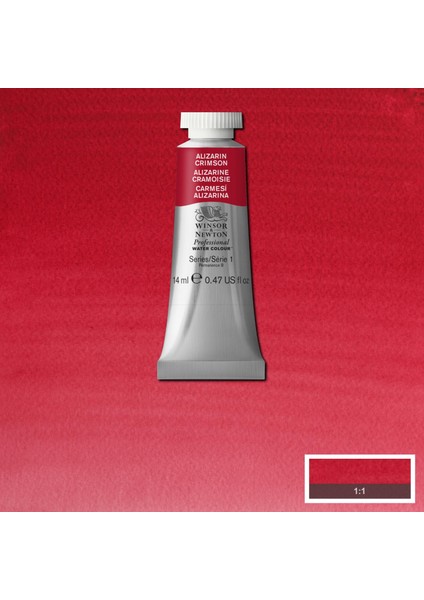 Professional Sulu Boya 14ML Alizarin Crimson 004 S.1