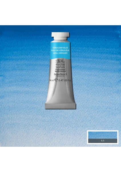 Professional Sulu Boya 14ML Cerulean Blue 137 S.3