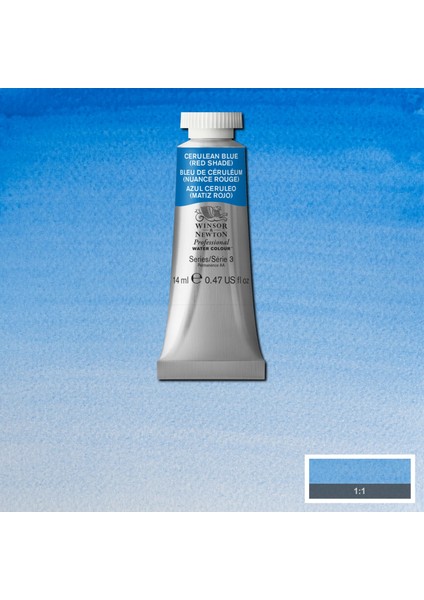 Professional Sulu Boya 14ML Cerulean Blue (Red Shade) 140 S.3