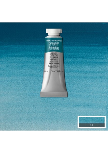 Professional Sulu Boya 14ML Cobalt Turquoise 190 S.4