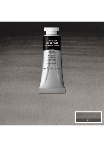 Professional Sulu Boya 14ML Lamp Black 337 S.1