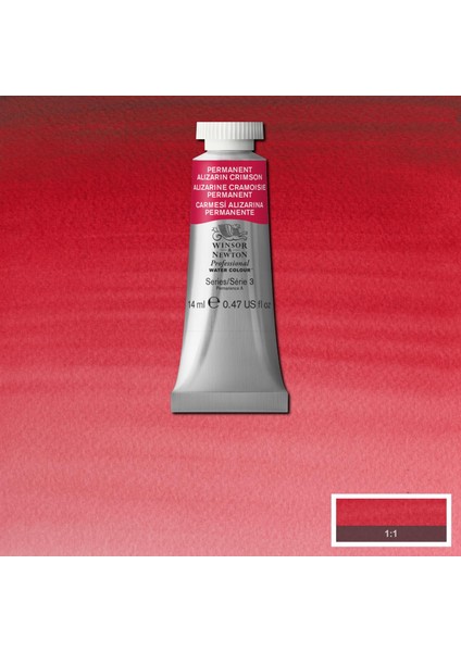 Professional Sulu Boya 14ML Permanent Alizarin Crimson 466 S.3