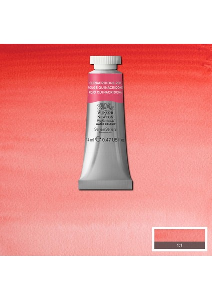 Professional Sulu Boya 14ML Quinacridone Red 548 S.3