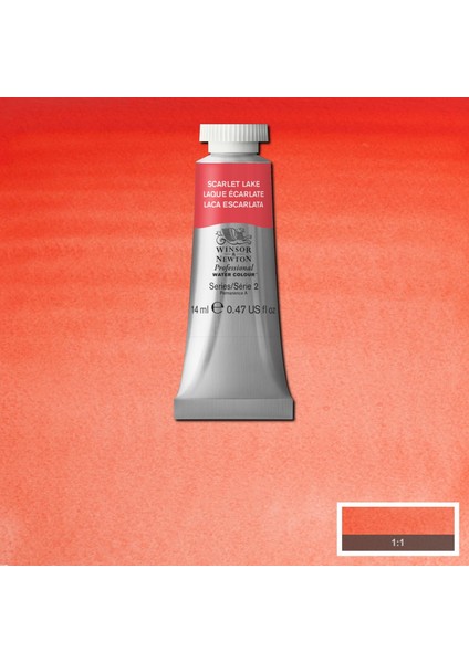 Professional Sulu Boya 14ML Scarlet Lake 603 S.2