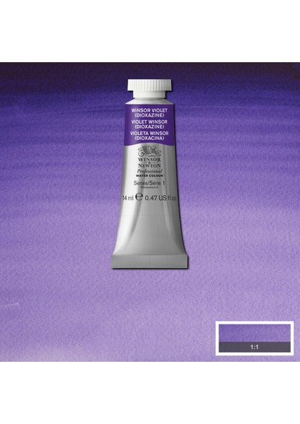 Professional Sulu Boya 14ML Winsor Violet (Dioxazine) 733 S.1