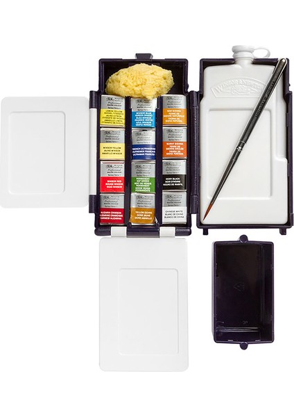 Professional Sulu Boya Seti Field Box (12 x Yarım Tablet) fiyatları