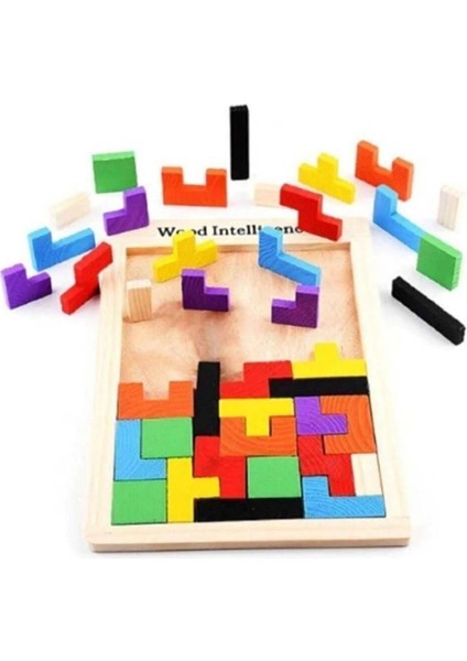 Ahşap Oyuncak Tetris