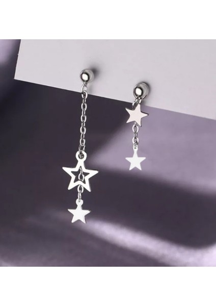 Yıldız Sallantılı Zincir Küpe fiyatları