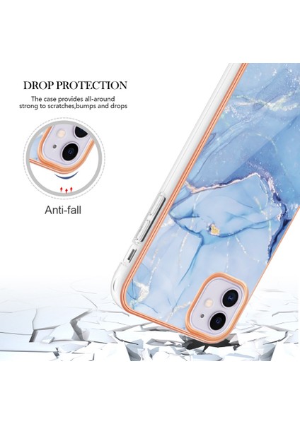 Apple Iphone 11 6.1 Inç Yb Imd Serisi-16 Stil E Mermer Desen Kılıfı 2.0mm Tpu Elektroklokasyon Imd Anti-Çizelge Telefon Kapağı Desteği Kablosuz Şarj (Yurt Dışından) indirimleri