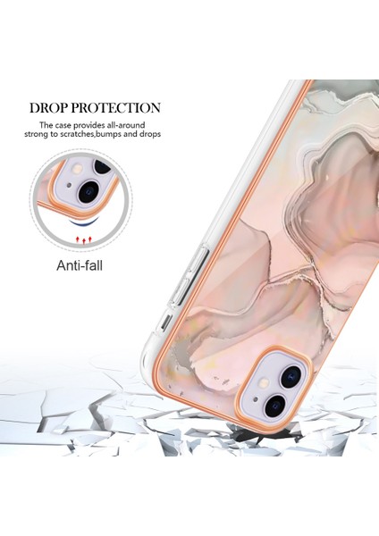Apple Iphone 11 6.1 Inç Yb Imd Serisi-16 Stil E Mermer Desen Kılıfı 2.0mm Tpu Elektroklokasyon Imd Anti-Çizelge Telefon Kapağı Desteği Kablosuz Şarj (Yurt Dışından) indirimleri